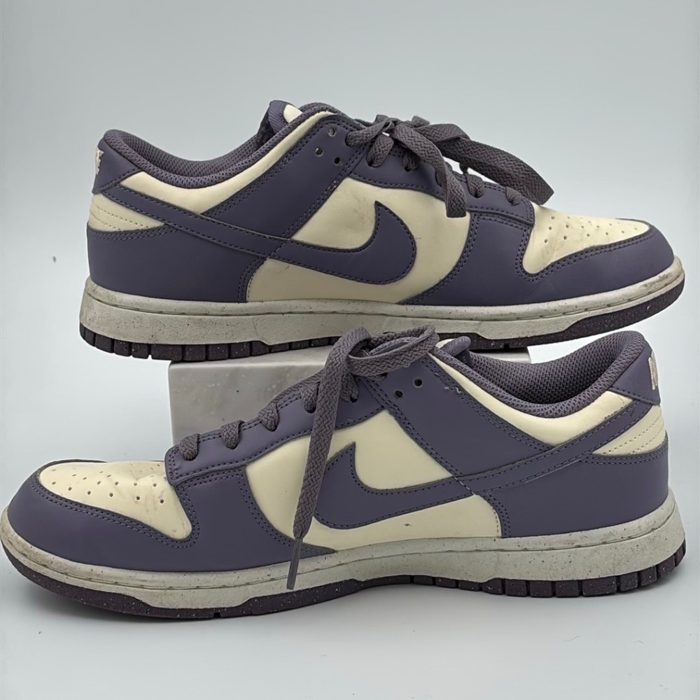 Nike Women's Dunk Low Next Nature Shoes in Coconut Milk/Daybreak Colorway